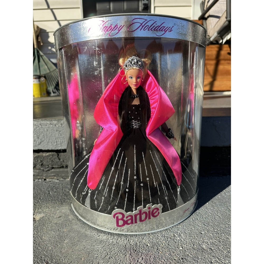1998 Vintage RARE (Box Error) Mattel Happy Holidays Special Edition Barbie‎